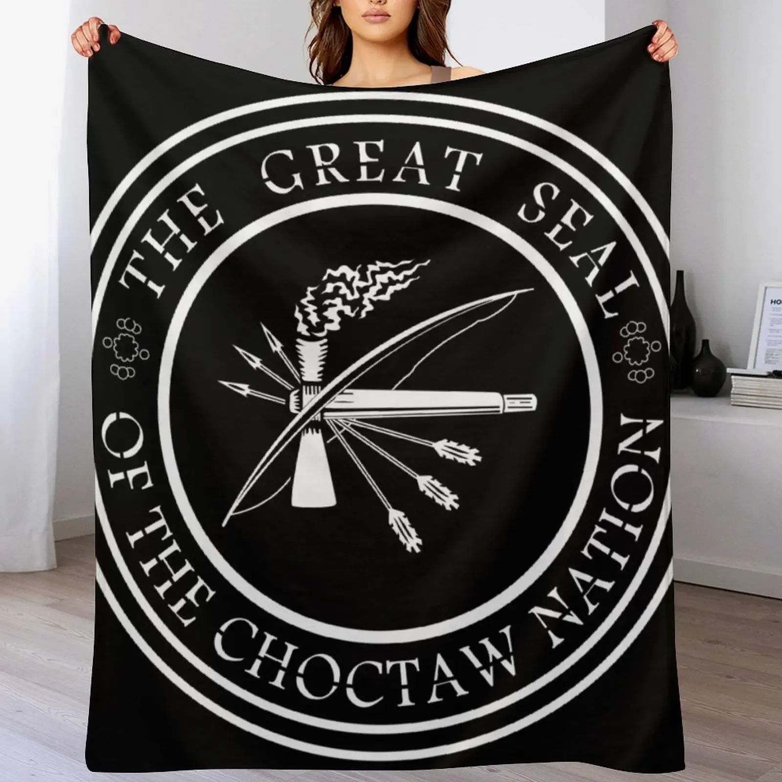 

Choctaw Nation Throw Blanket Summer warm winter Tourist Retros Blankets