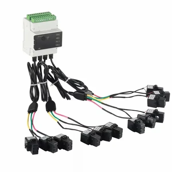 ADW200 all parameter of 2 channel 3 phase circuits Energy Meter with IoT Power Meter with 24mm CTs 400A/100mA