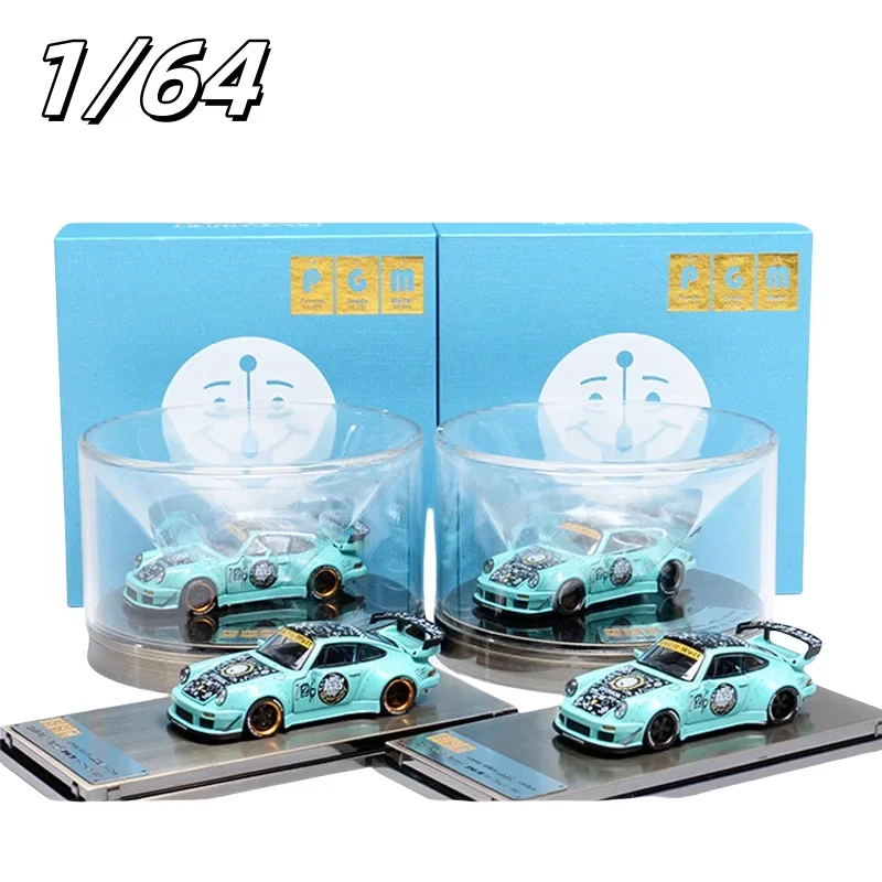 1:64 wide-body modified RWB 930 alloy simulation car model, children's collection of decorative toys, holiday gifts for children