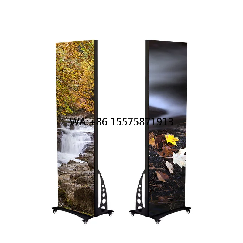 Customizable High Quality Suppliers Customization Smart Wifi 4g Usb Movable Advertising Indoor Led Mirror Screen
