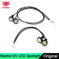 Original New Version 12V LED Spotlight for Kaabo Mantis 8/10 Electric Scooter Front & Brake Light Kickscooter Accessories