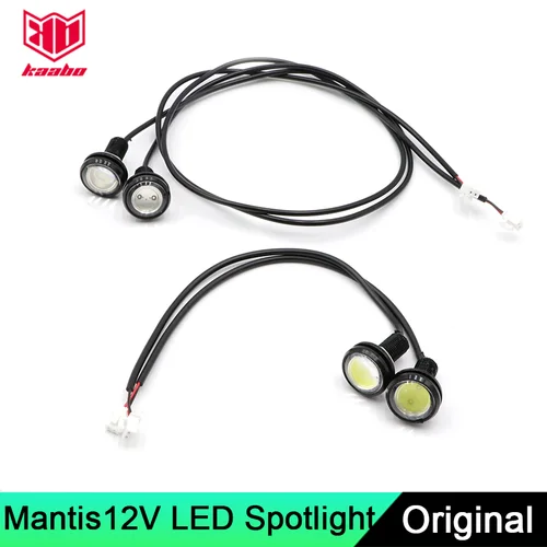 Imagen 1 del producto Foco LED Original de 12V para patinete eléctrico Kaabo Mantis 8/10, luz delantera y de freno, accesorios para patinete