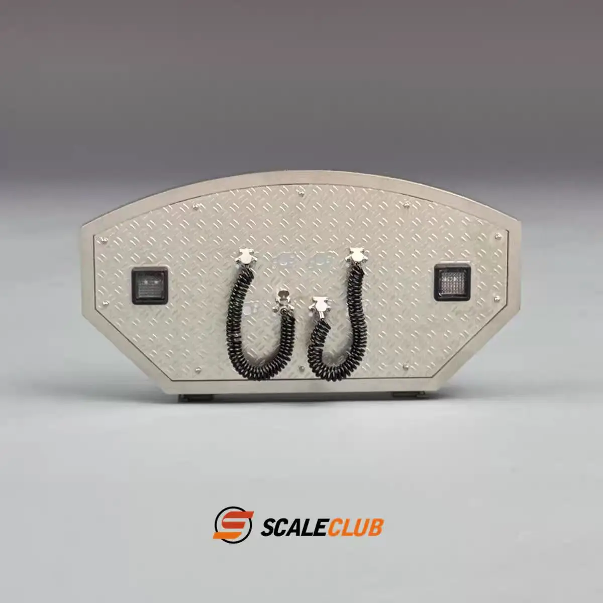 Scaleclub 1/14 Tamiya tractor vrachtwagen afstandsbediening model gemodificeerde Europese vrachtwagen stijl achter decoratieve plaat metalen gasleiding draad
