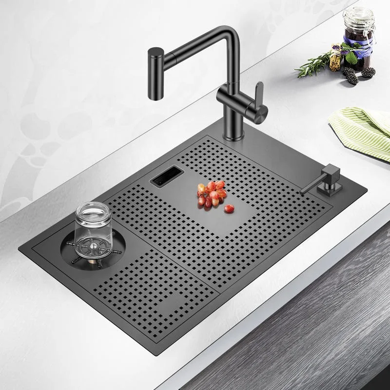 304 Stainless Steel Hidden Black Kitchen Concealed Kitchen Sink