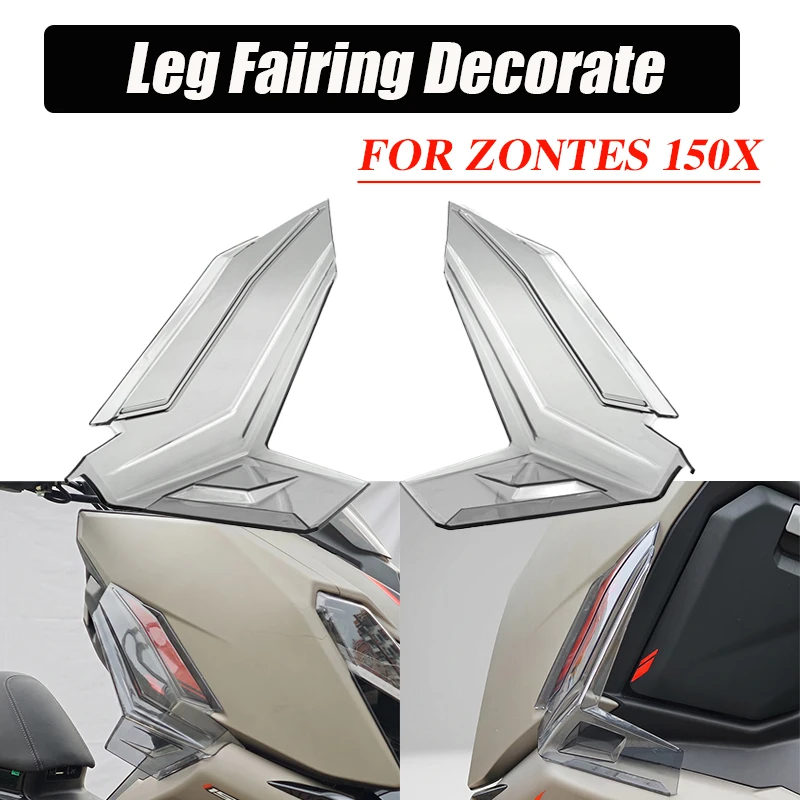 

FOR ZONTES 150X 150-X 150 X ZT 150X 2025 2026 Motorcycle Air Deflectors Leg Fairing Decorate Side Windshield