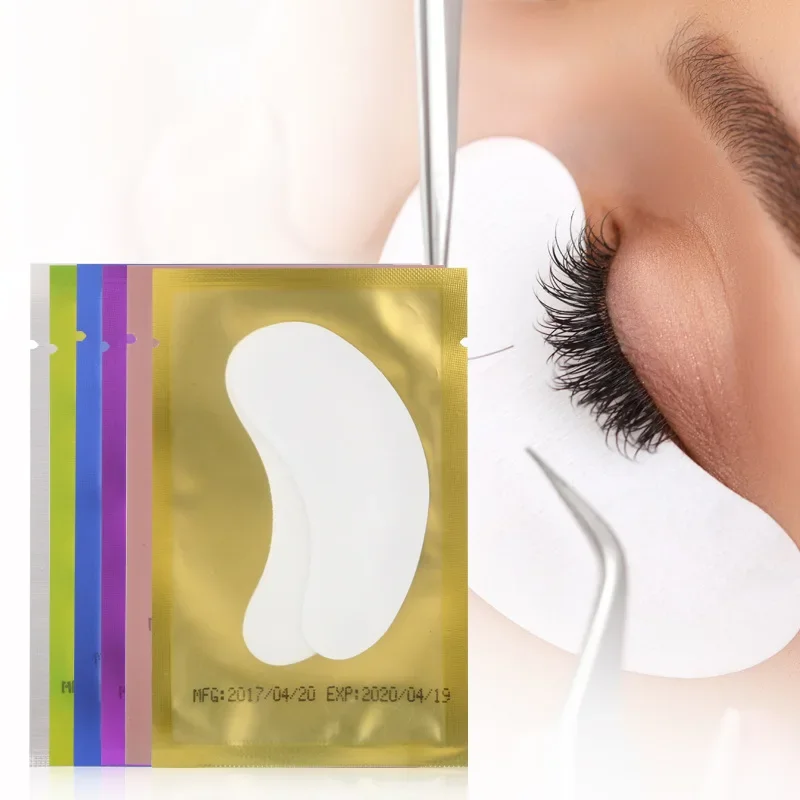 Eyelash Extension Patch Grafted Eyelash Extension Paper Patch Under The Eye Pad Eye Paper Patch False Eyelashes Pad 100bags