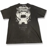 Y2K Domo Kun Affliction Style Hot Temic Scene Kid Cyber ​ ​ Angel Wings Ropa universal de moda para hombres y mujeres