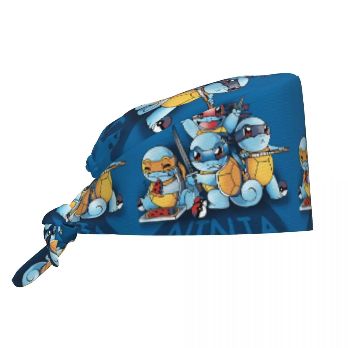Custom Animation S-Squirtle Medical Staff Scrubs Hat Unisex Cute For Chef Hat Scrub Caps