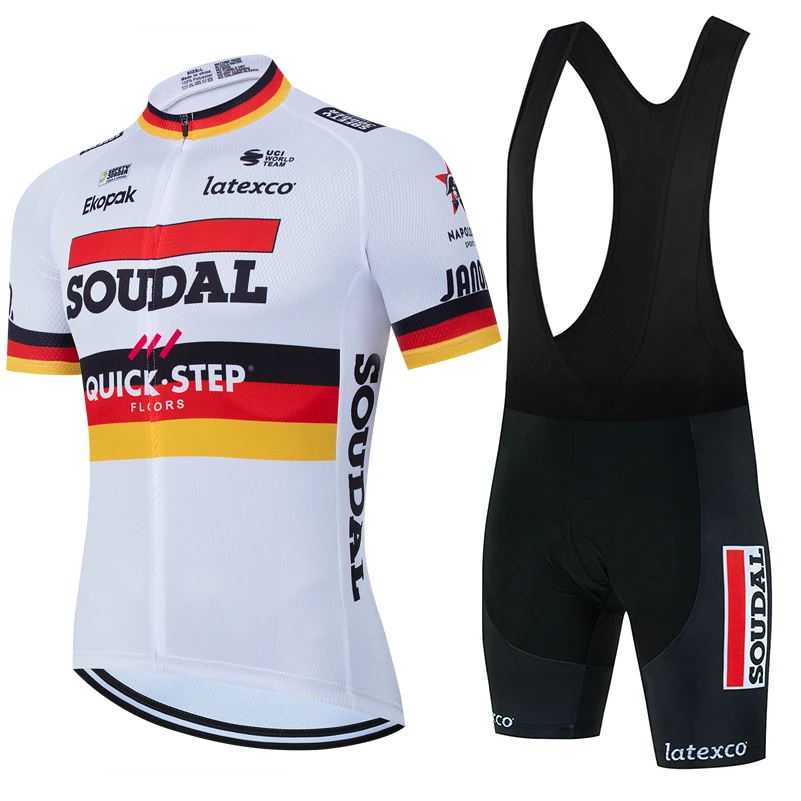 

Комплекты велосипедного трикотажа SOUDAL Quick Step 2022, одежда для горного велосипеда, одежда с короткими рукавами для велоспорта, Ropa Ciclismo Hombre Maillot