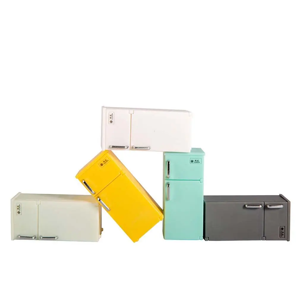 Meubels Vriezer Poppenhuis Decoratie Poppenhuis Miniatuur Poppenhuis Accessoires Simulatie Koelkast