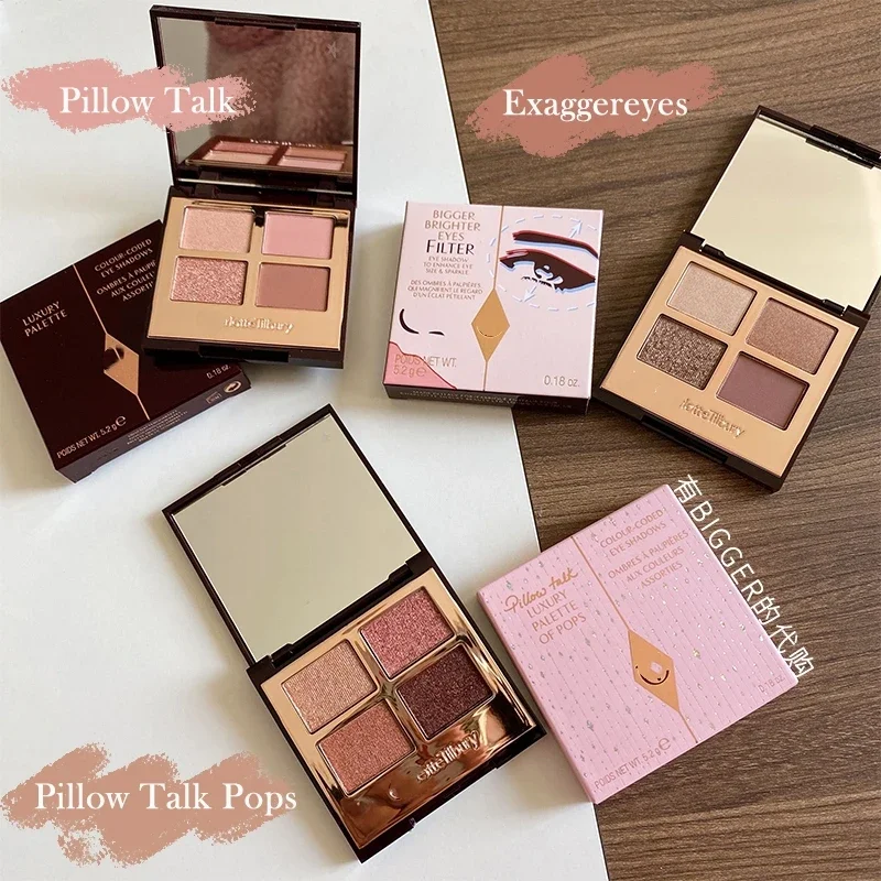 Ct make up 4color Eyeshadow Palette Pearl Matte Glitter makeup Pallete pillow talk Beauty Chocolate Eyeshadow Palette make up