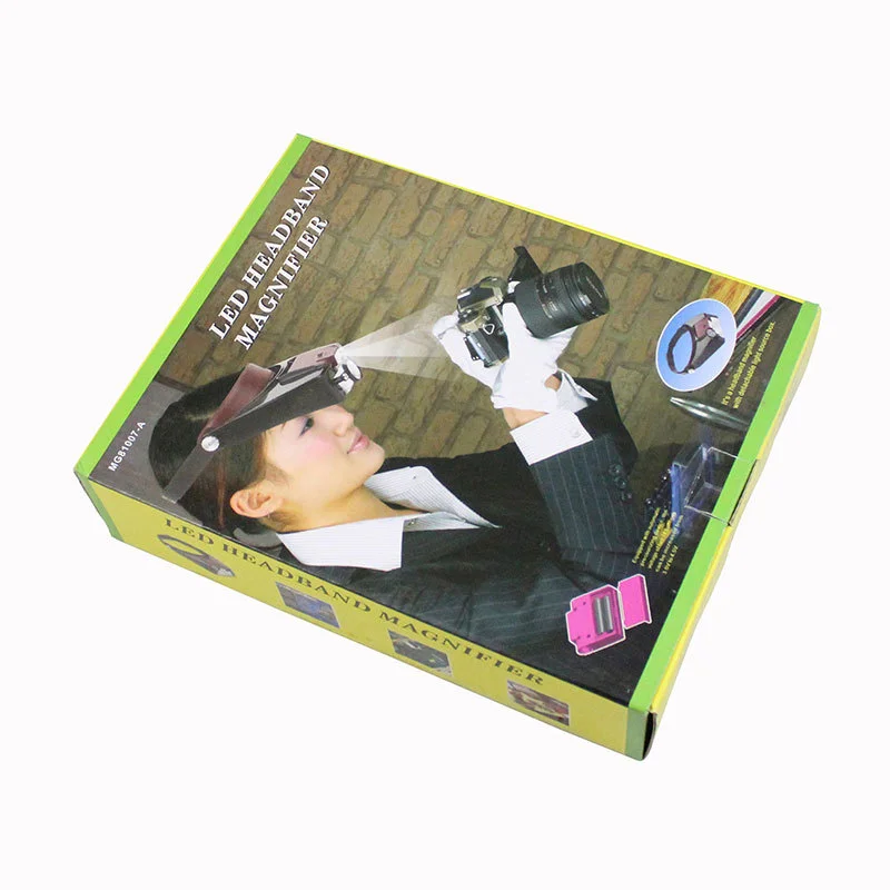 

glasses loupe wearing style magnifier glasses head magnifier magnifying glasses loupe 10X LED Light