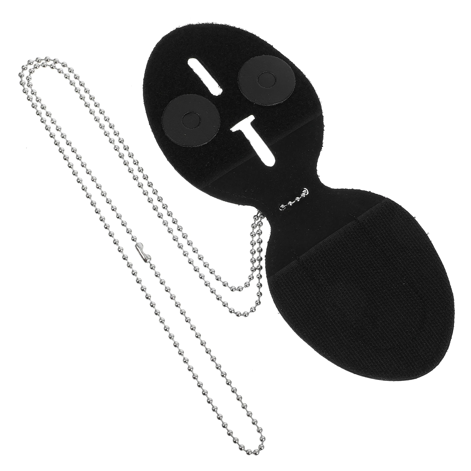 

Badge Holder Protective Case for ID Work Student Cards Metal Lanyard Clip PU Wear Resistant Sturdy Lightweight Practical