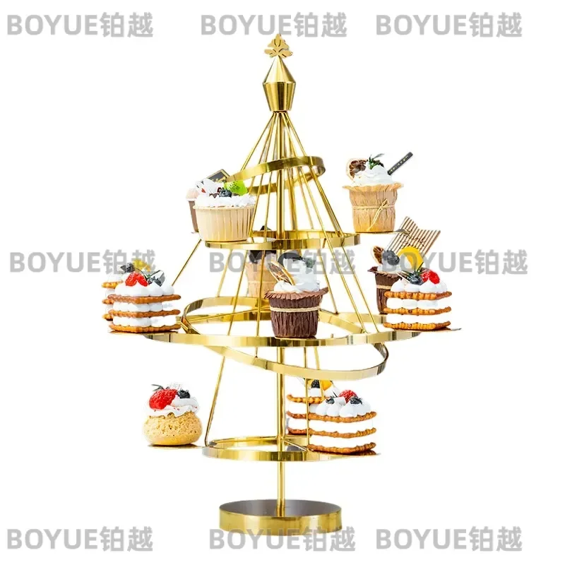 European Style Multi Tier Cake Stand Dessert Display Rack for Afternoon Tea Snacks Hotel Party Table Decoration Ornament