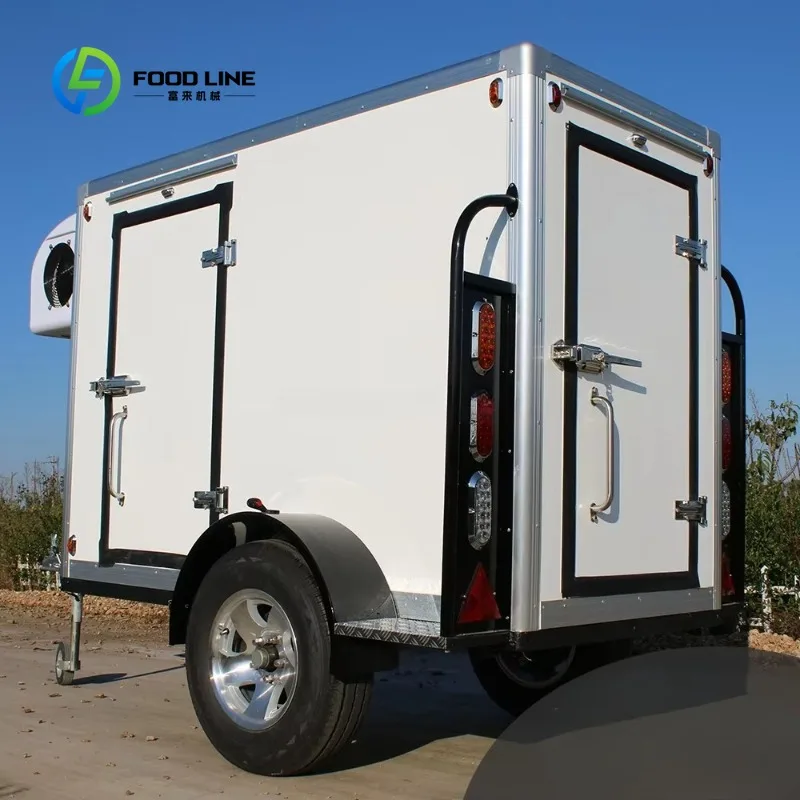 Customized Factory Direct Sales Small Cold Room Trailer Customized Refrigerator/Reefer Fish Milk Cold Box Trailer Meat