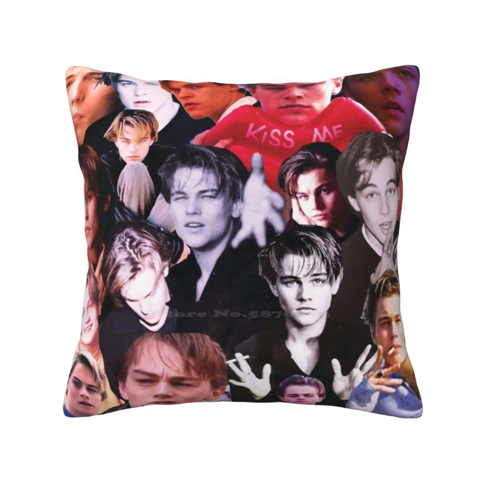 90s Dreamboat Bedroom Office Hug Pillowcase Leonardo Dicaprio 90s Heartthrob Dreamboat