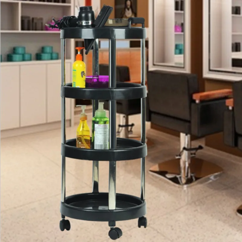 

Hair Salon Tool Car Beauty Manicure Trolley Barbershop Trolley Shelf