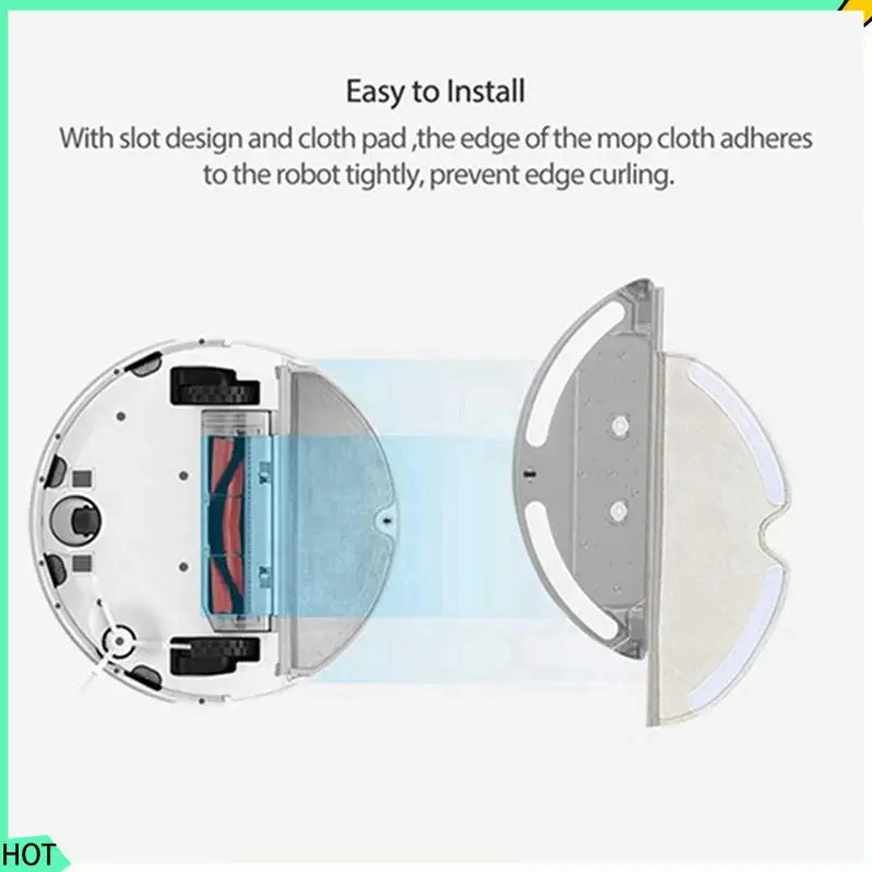 

AWAH 24 шт. ткань для швабры для робота-пылесоса Xiaomi Mijia 1C, аксессуары для робота-пылесоса, замена