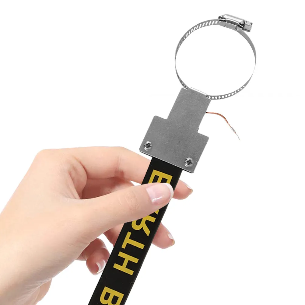 Vehicle Static Discharge Ground Wire Hanging Design Car Static Grounding Belt for All Cars Trucks Suvs Comfort Safety Black