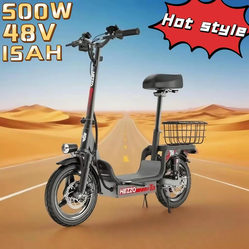 

Hot-selling portable shopping city 500W 48V 15AH long battery life