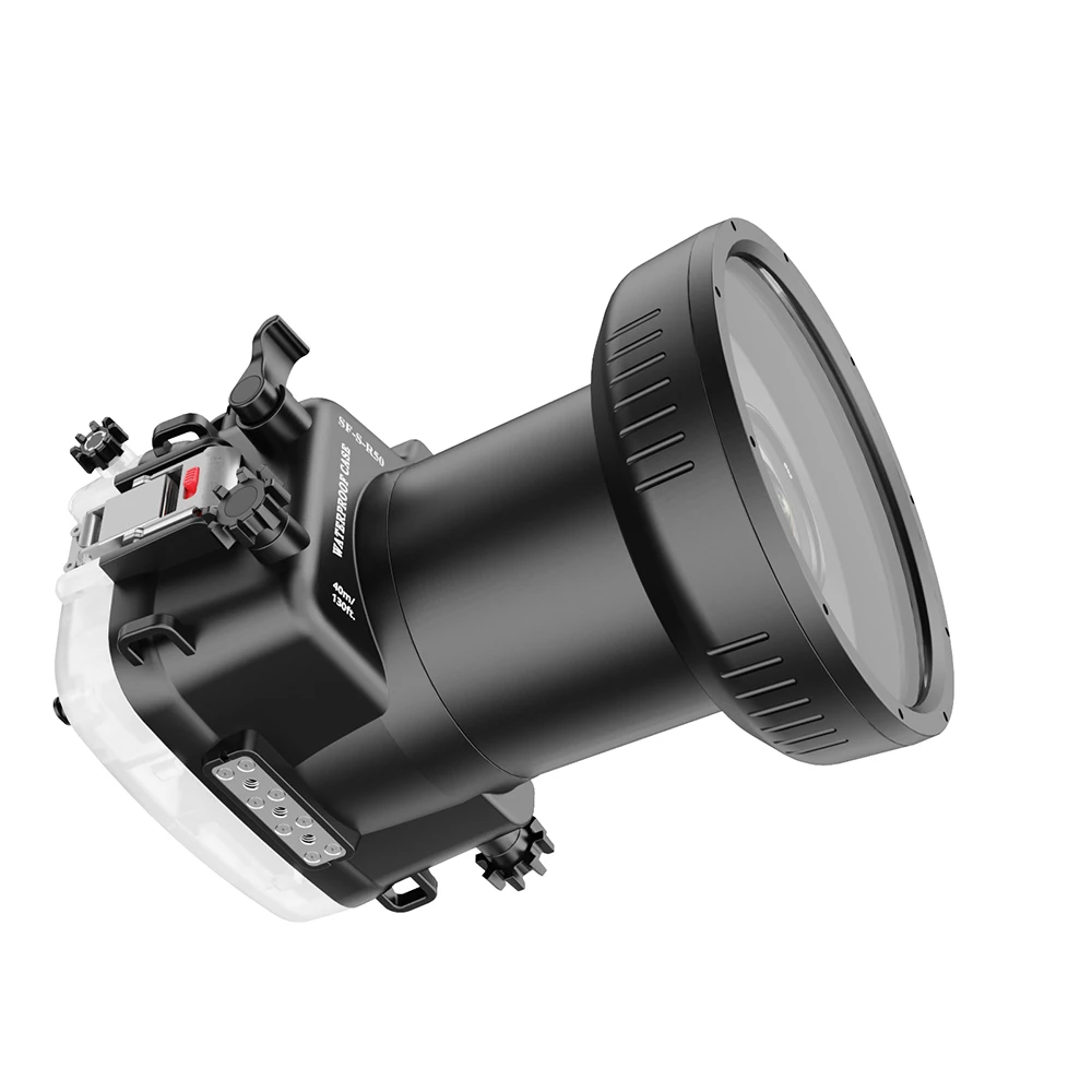 Seafrogs-حافظة حماية للكاميرا مقاومة للماء ، مناسبة لكانون R50 ، عدسة ، الغوص تحت الماء ، التصوير الفوتوغرافي