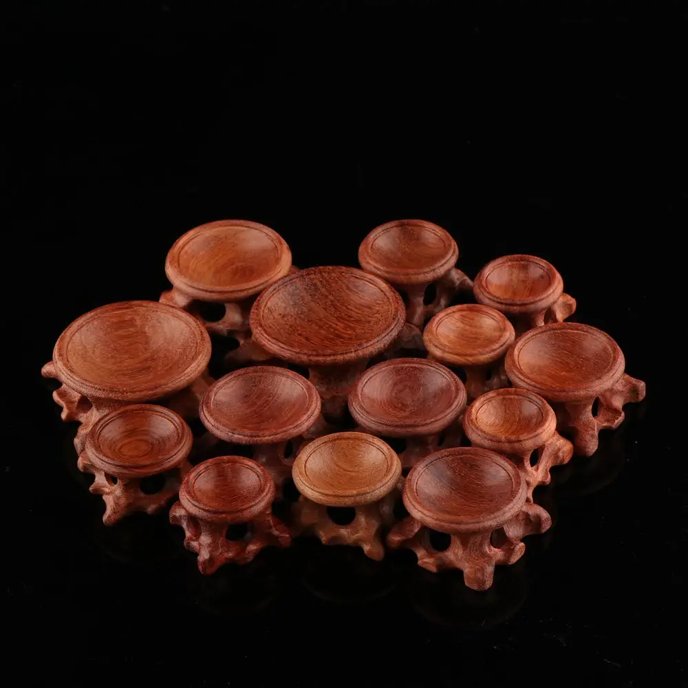 Retro Acid Branch Wood Sphere Stone Decor Display Stand Branch Base Crystal Ball Holder Home Decoration