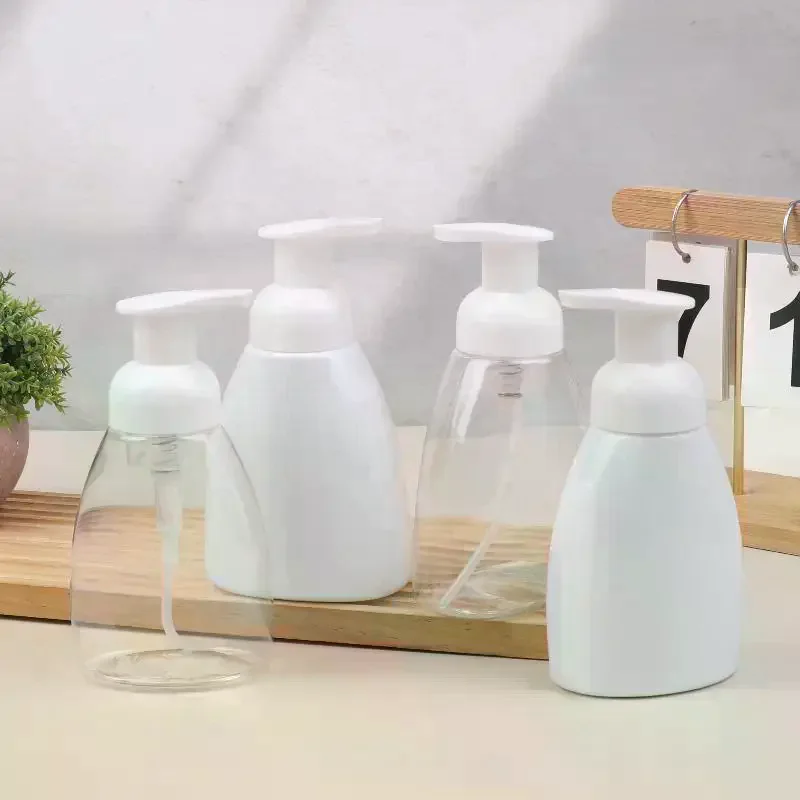 250/300ml Plastic Foaming Bottle Soap Mousses Liquid Dispenser Froth Shampoo Lotion Shower Gel Foam Pump Cosmetic Empty Bottles
