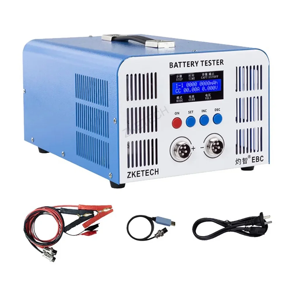 2026NewEBC-A50L 50A Lithium Battery Capacity Tester LiFePO4/Li-ion Ternary Power Battery Discharge Charger 6-Step Programmable