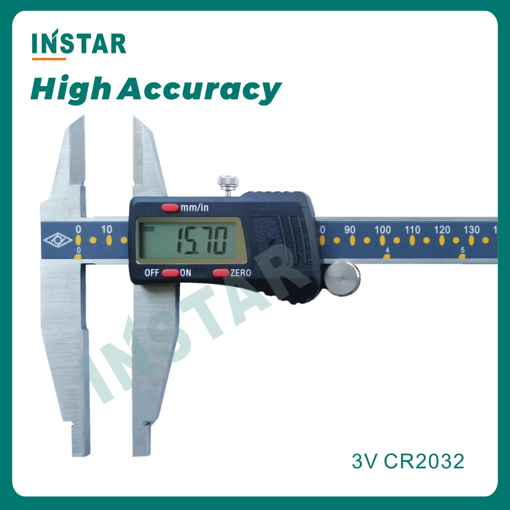 INSTAR Digital Vernier Caliper Type III 0-200m 0.01mm 0-300mm High Accuracy DIN Grade Industrial Quality