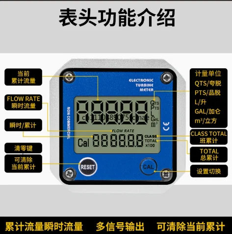 Micro Oval Gear Flow Meter Electronic RS485 Digital Liquid Flowmeter for Diesel Petrol Urea Water G1/4 G1/2 G3/4 Flow Control