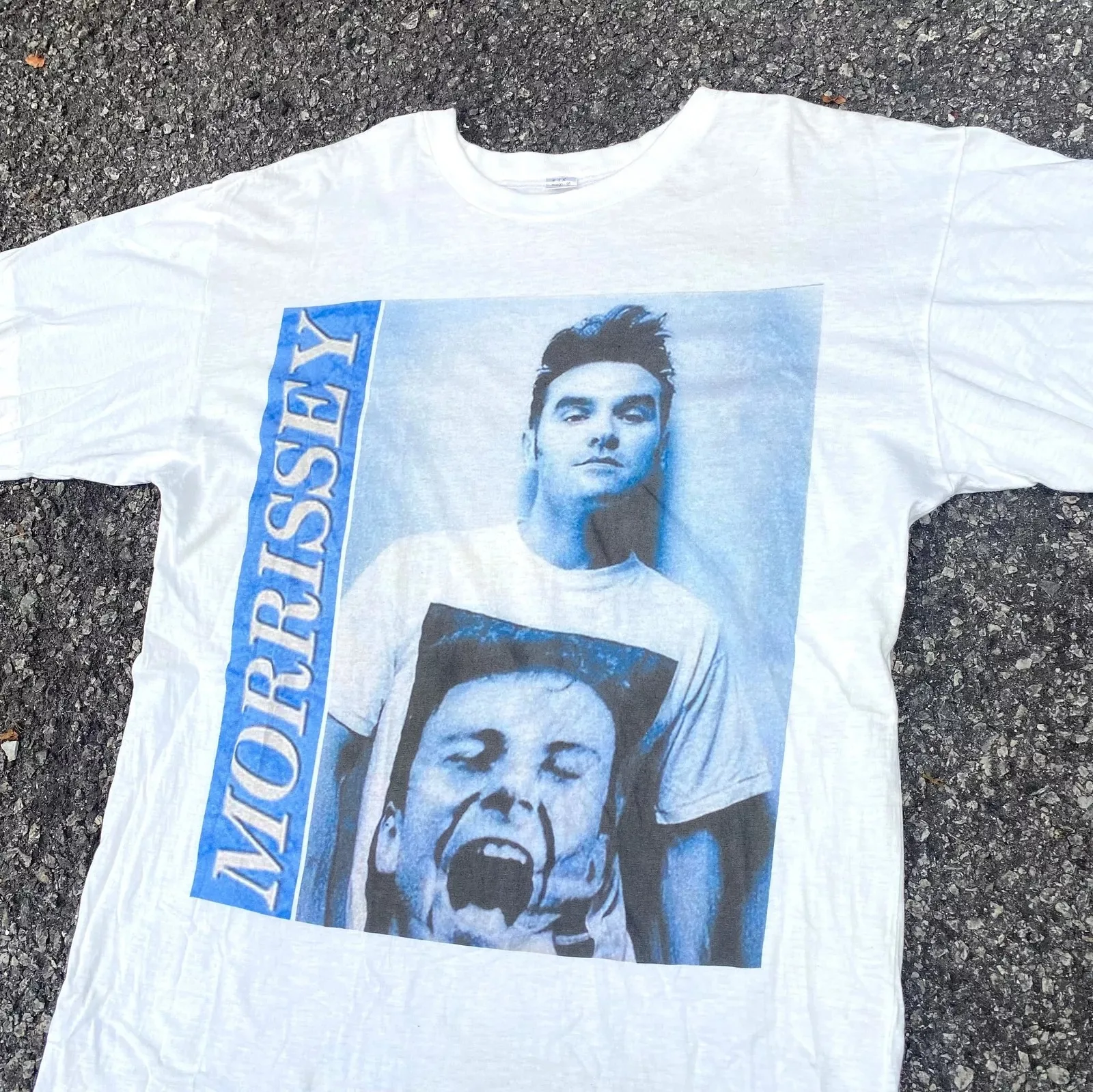 

Morrissey Promo Rap Tee Vtg The Smiths Band Vtg Unisex T Shirt American T-shirt Men's Street Short Sleeve Women Cotton Top