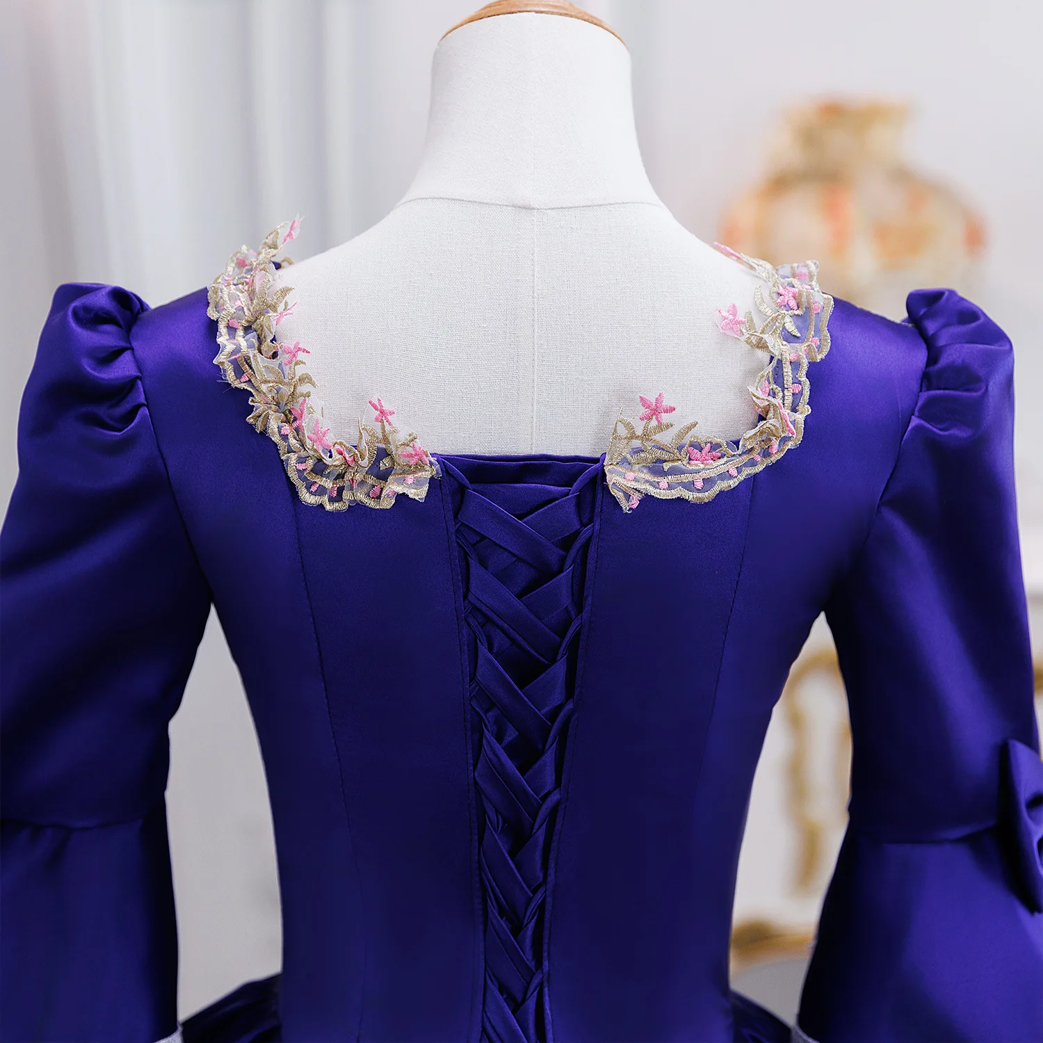 French Court Simple Princess Dress Performance Drama Catwalk Drama Performance Birthday Tea Party Music Role Play Tabletop Game