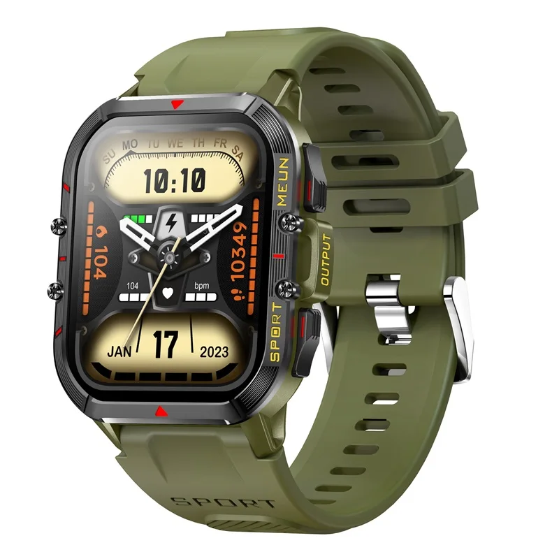 

Новый Smart Watch Мужчины Bluetooth Звонок Сердечный ритм Мониторинг сна IP68 Водонепроницаемый Спорт Браслеты Мужские Smartwatch для Android iOS