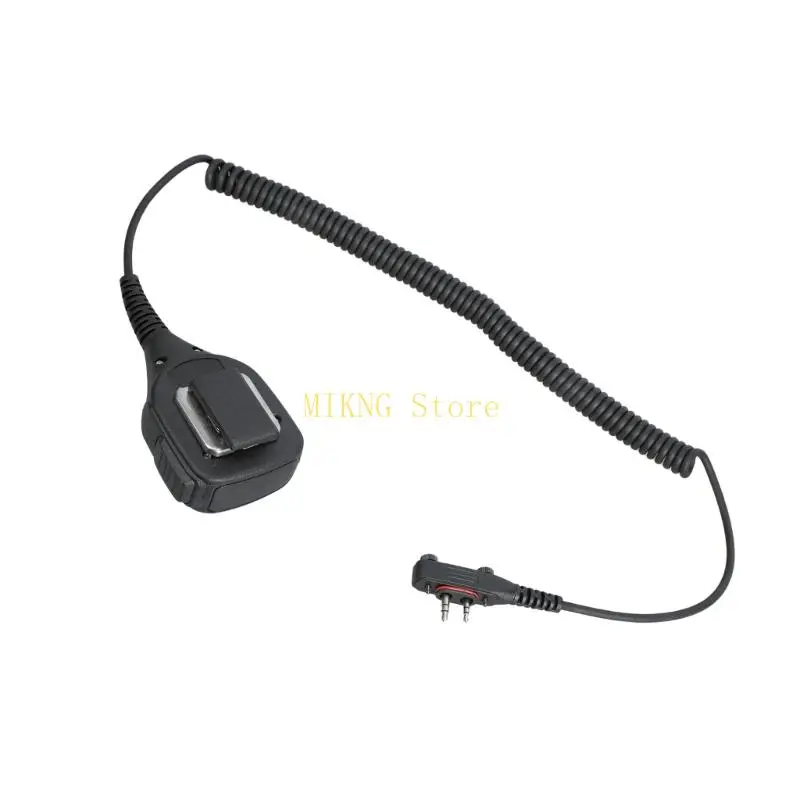 IC-F1000 IC-F2000 양방향 무전기용 교체용 핸드헬드 스피커 마이크, 백 클립 및 3.5mm 포트 포함, 베스트 세일