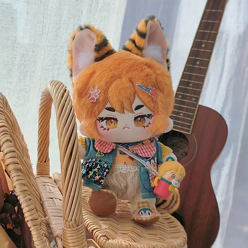 

In Stock No attributes Tiger 20cm Plush Plushie Doll Stuffed Cospslay Anime Toy Figure Xmas Gifts