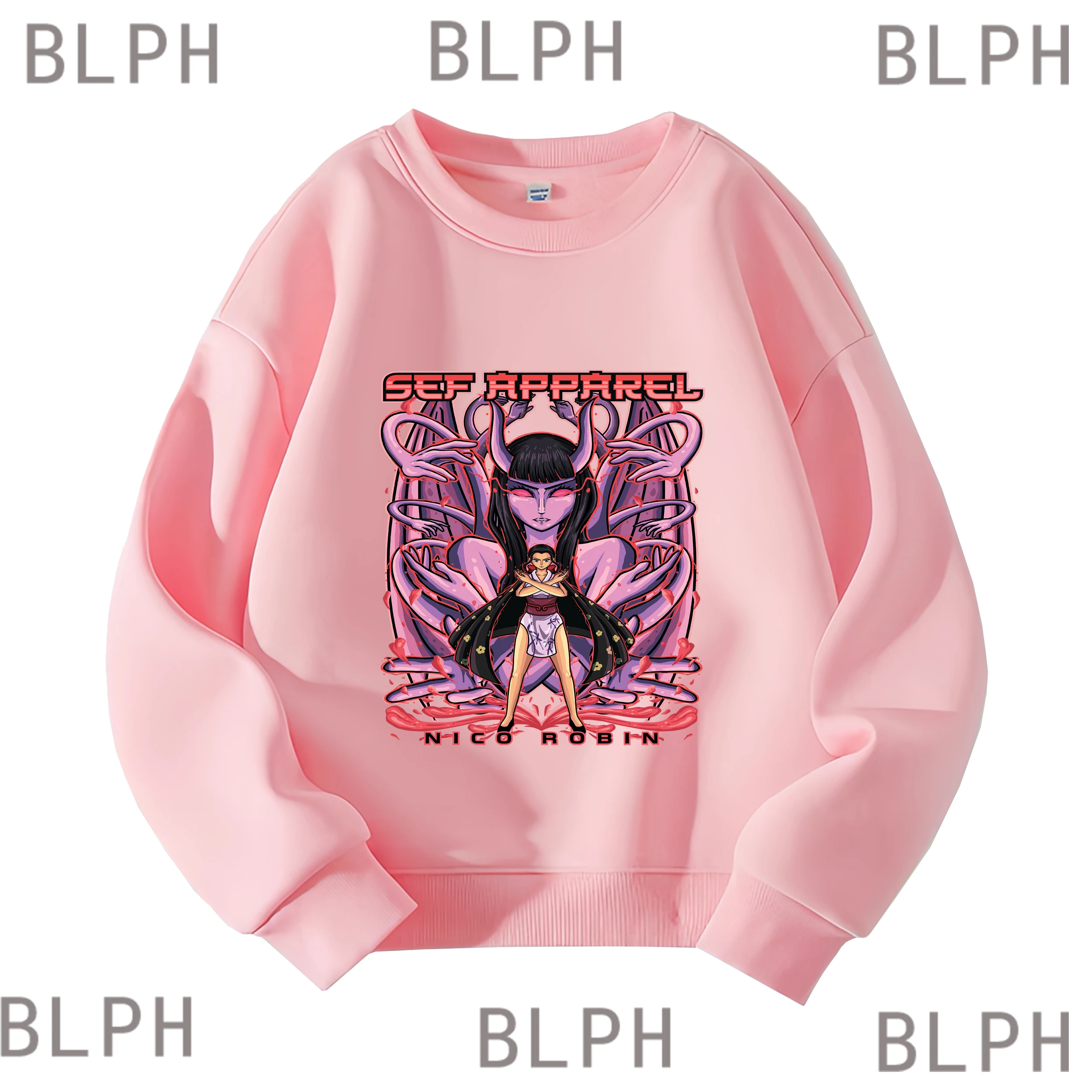 

Harajuku Straw Hat Shop Limited Sweaters| Choba Desserts Harajuku Print Dream Powder Color Matching