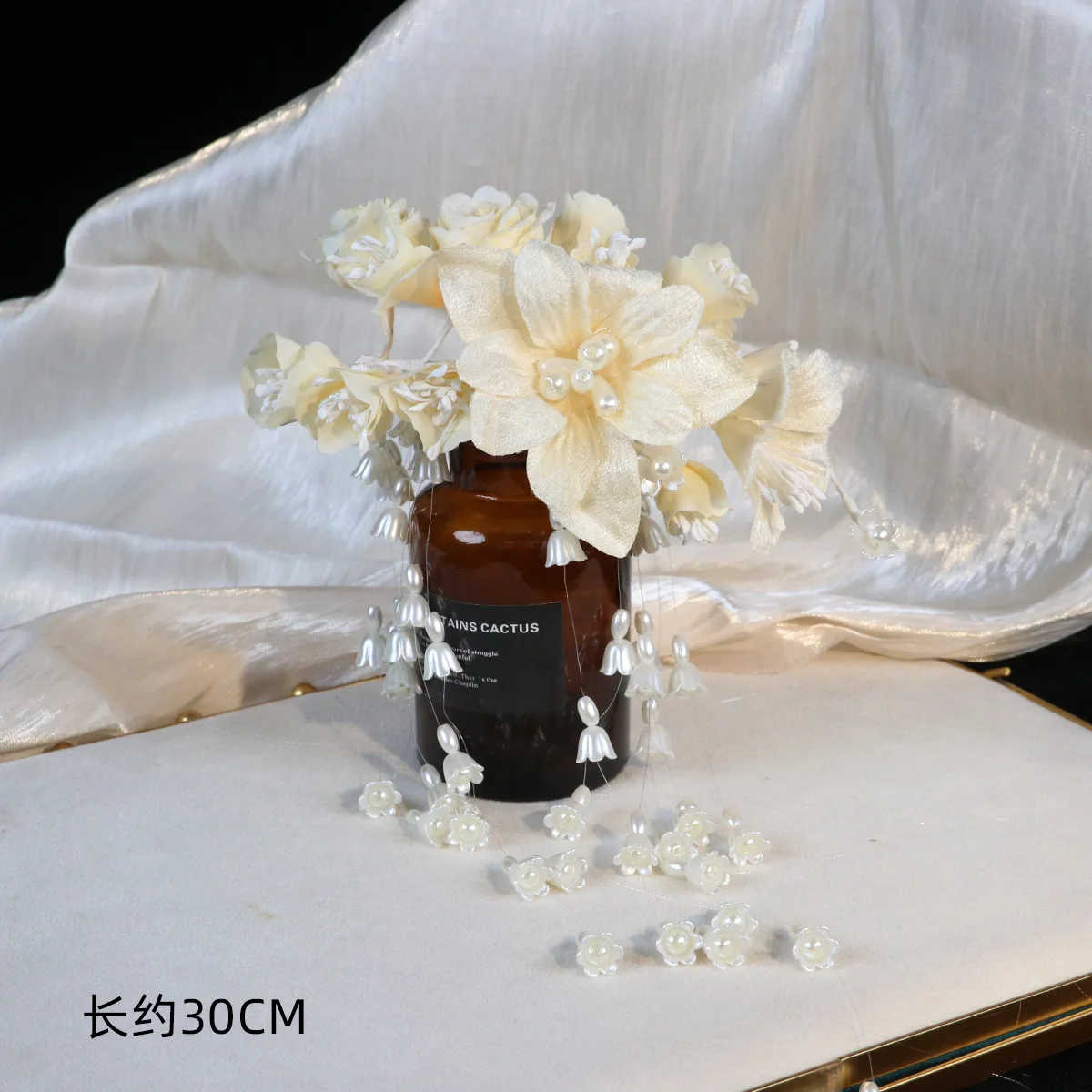 

Fairy Flower Tassel Hairpin For Women Elegant Lily Of The Valley Sweety Romantic Hair Clip Summer Hawaii Beach Hair Accessories