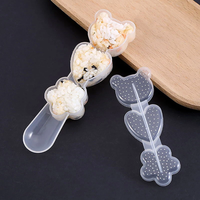 1Pc Safe Non-Toxic Durable Onigiri Mold Cartoon Shape Sushi Roll Bento Embossing Mold DIY Sushi Tools Kitchen Accessories