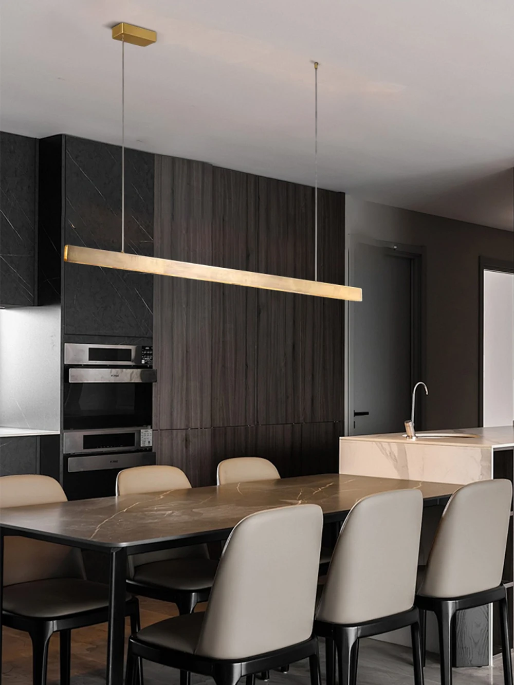 American Dimming LED Brass Chrome Copper Chandelier