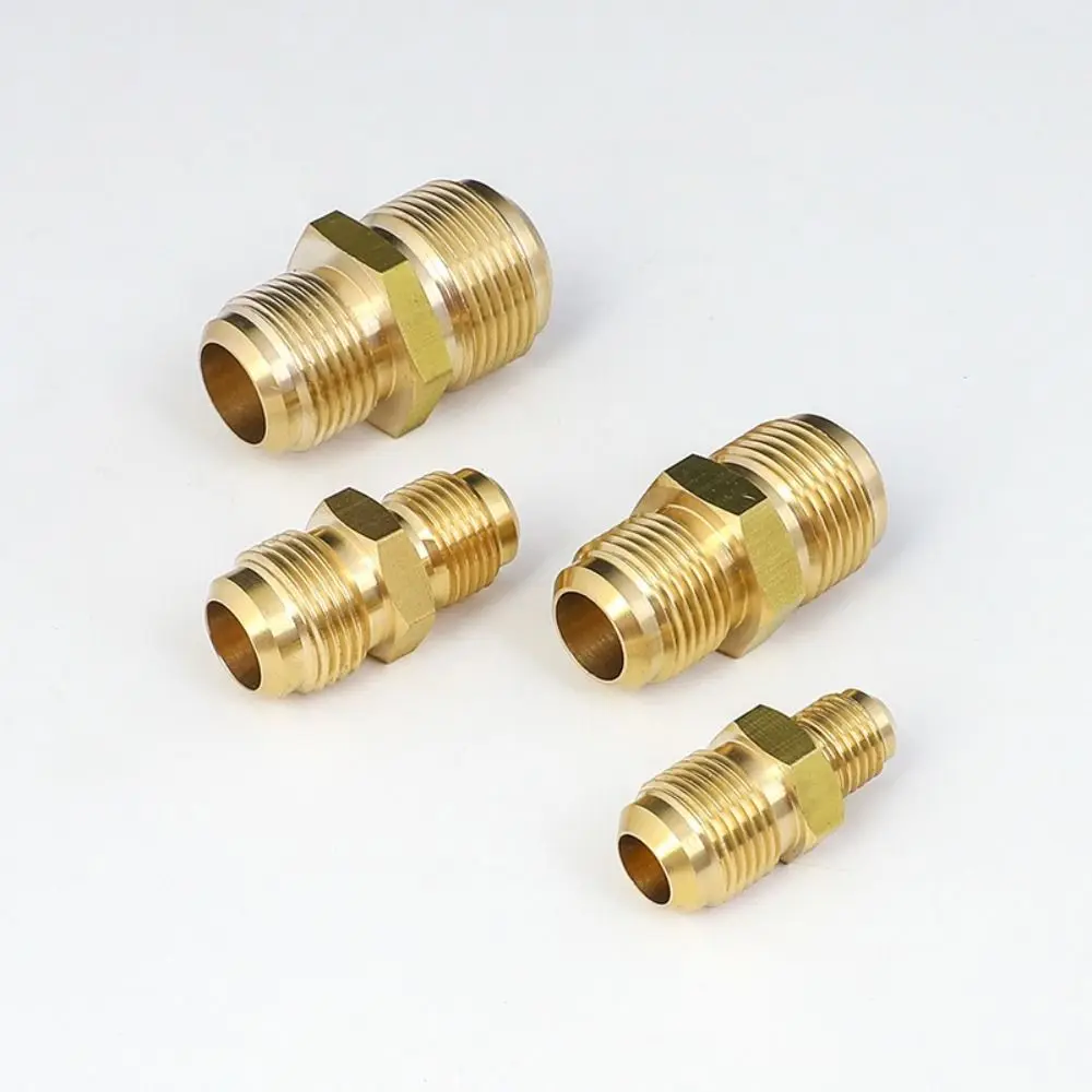 New Male to Male Brass Pipe Fitting Connector Straight 5/16