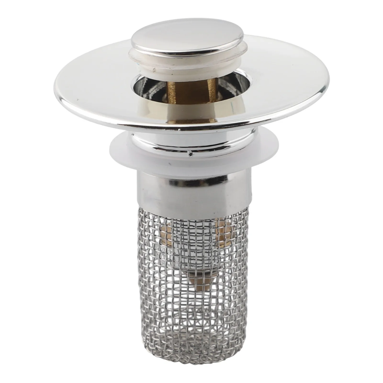 Daily Bathroom Use 5.9*6.6cm Bathroom Sink Drain Multipurpose Drain Strainer Easy Installation Fits Most Sink Holes