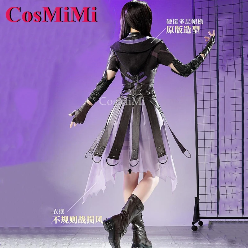 Cosmimi Spiel Liebe und Deep space führende Dame Cosplay Kostüm dunkle Nacht Soft Walk Haut Outfit Karneval Party Rollenspiel Kleidung