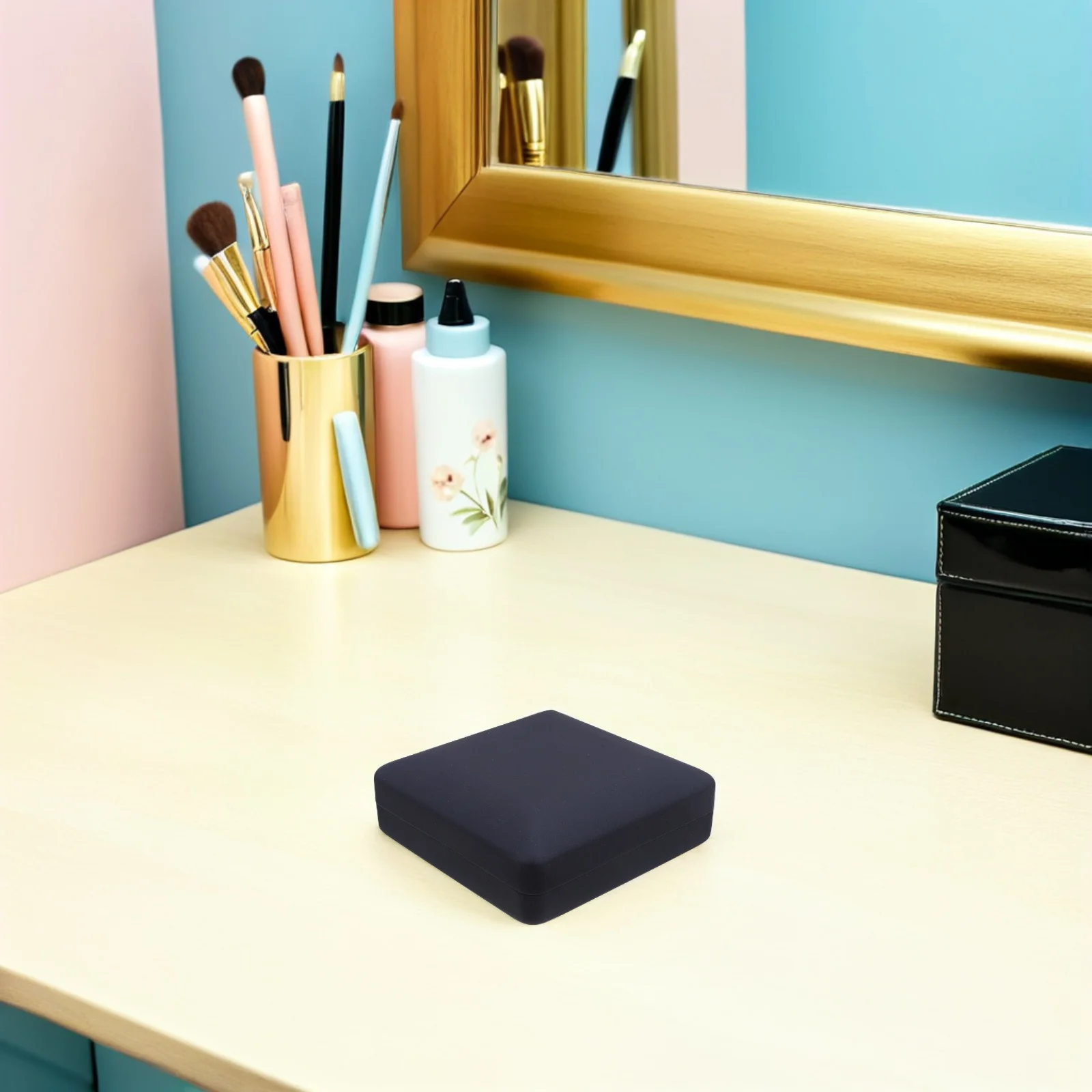 

Tray Ring Storage Box Travel Small Display Case Flannel Portable Jewelry Organizer