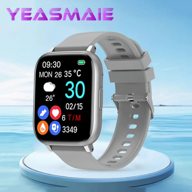 2024 New Smart Watch Bluetooth Call Heart Rate Blood Pressure Monitoring Weather Information Reminder Smart Watch For Women Men