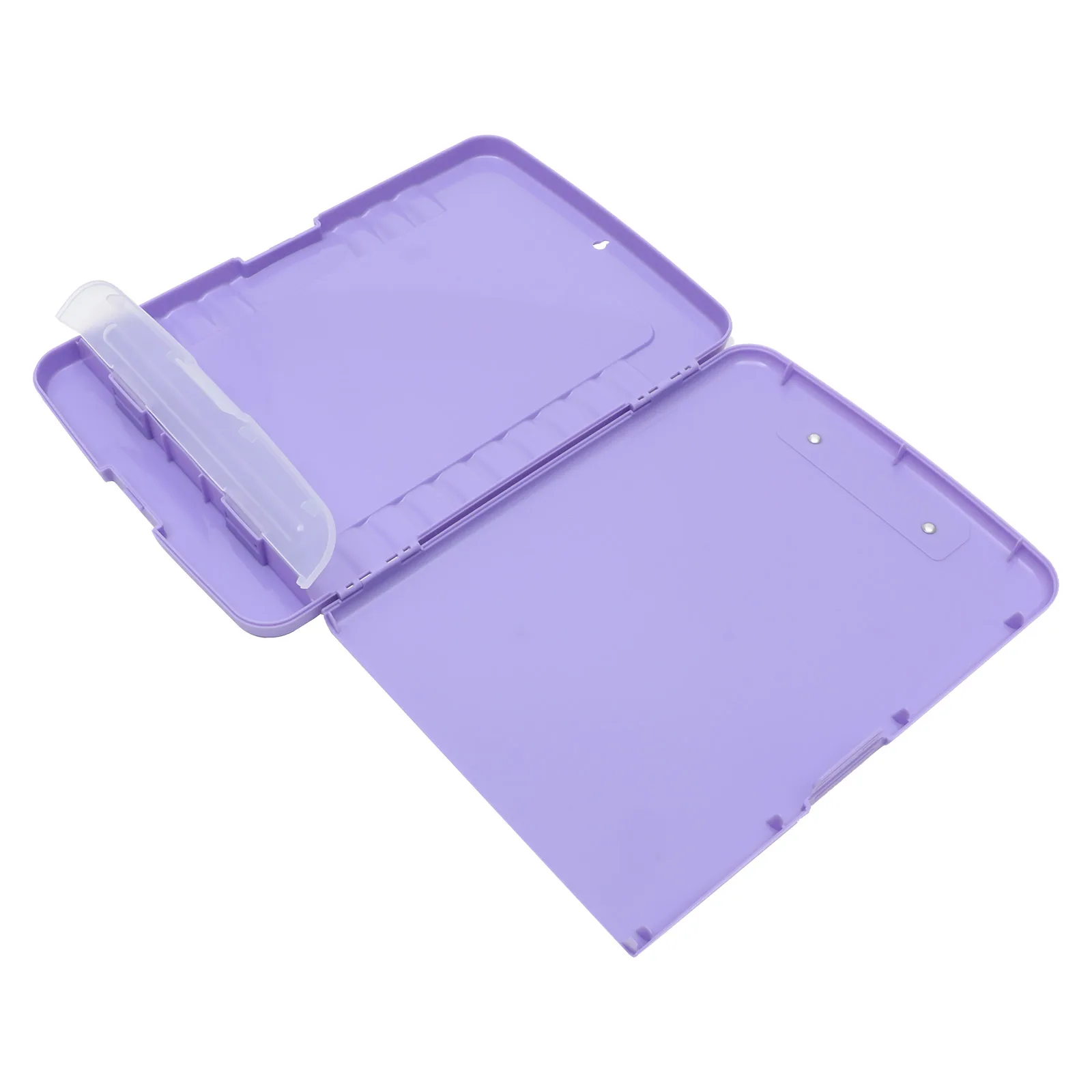 

A4 File Storage Box Light PP Material Document ganizer Portable Project Case Clipboard Writing Pad Holder Foldable Large