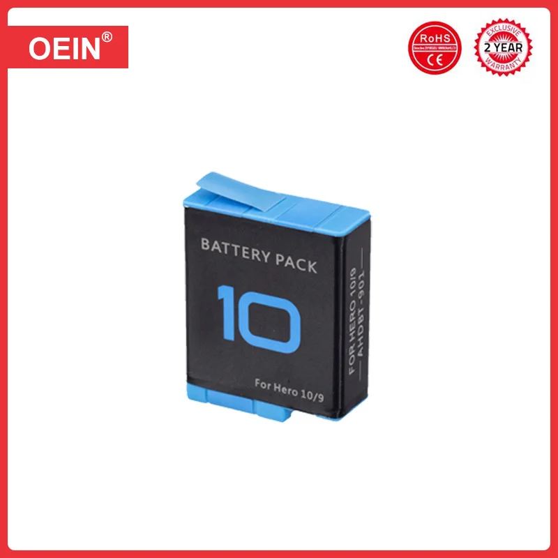 แบตเตอรี่1800มิลลิแอมป์สำหรับ GoPro HERO 10 + LED 3ช่องชาร์จพร้อมพอร์ต Type-C สำหรับ GoPro HERO 9 Go Pro 10 HERO 11กล้องกีฬา