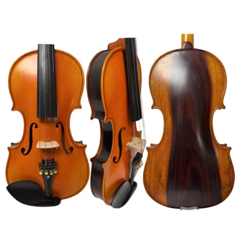 Profession Strad style SONG Maestro handmade rosewood violin 4/4,Whole back,Amazing Tone
