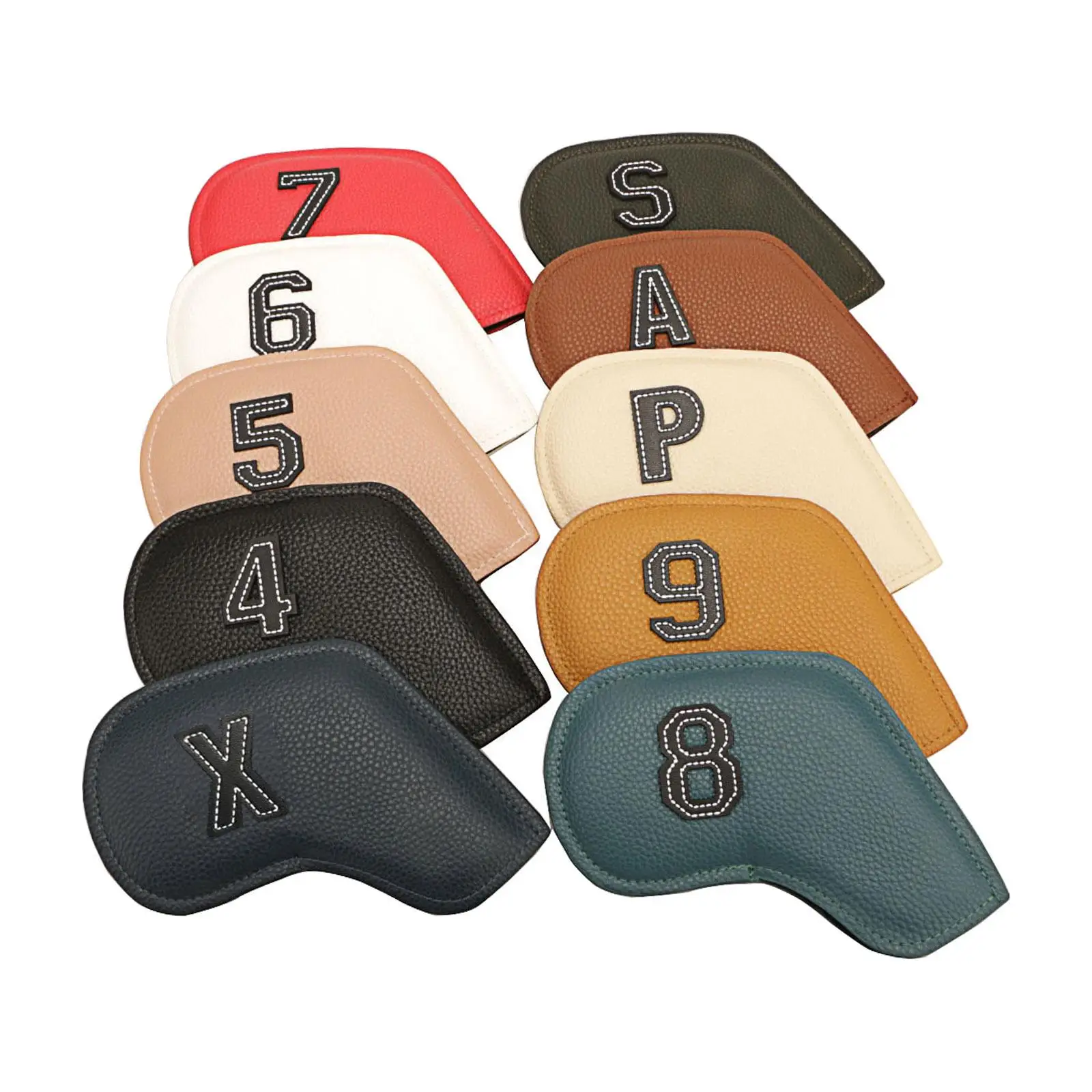 

Чехлы для головок клюшек для гольфа из полиуретана, защитные накладки для головок клюшек, снаряжение для тренировок по гольфу для поля и турниров