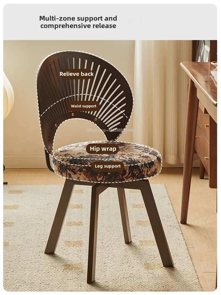 

Hot Chair, Solid Wood, Home, Computer Chair, Bedroom, Makeup Chair, Living Room, Dining Room, Backrest, Office Chair