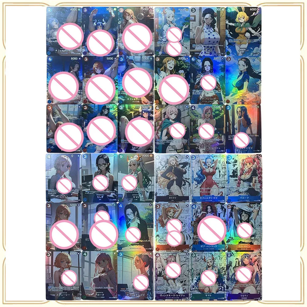 

Аниме One Piece DIY ACG Премиум Блестящая Коллекционная Открытка Рождественские Подарки На День Рождения Uta Yamato Perona Manga Nami Boa Hancock